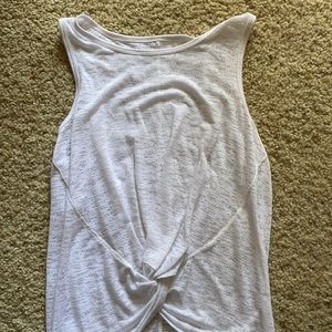 lululemon sheer criss cross tank
